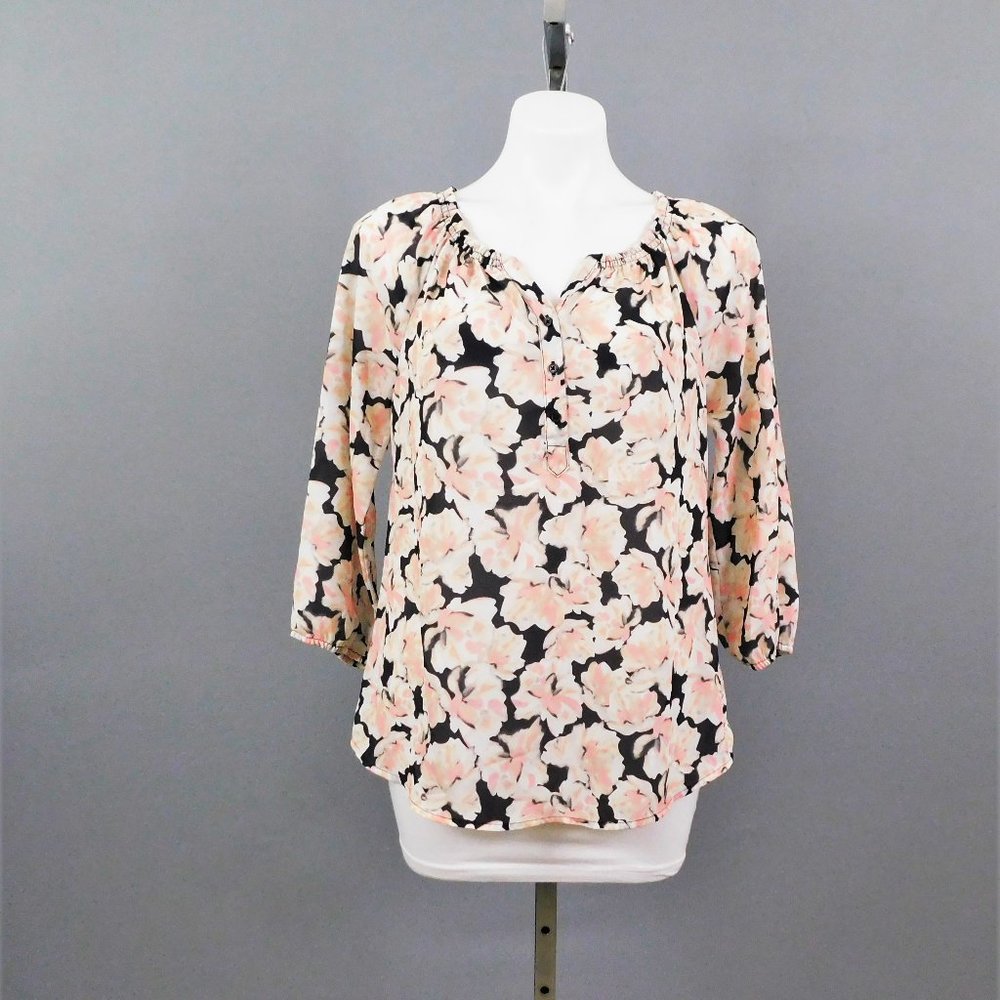 Apt. 9 Women Shirt Pink Black S